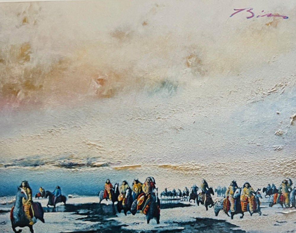 Earl Biss, Crossing The Ice Of Black Waters