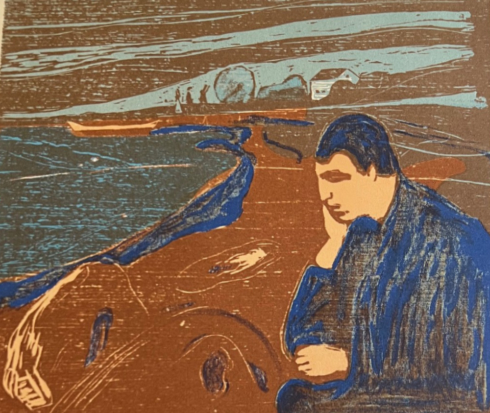 Edvard Munch, Evening On The Beach