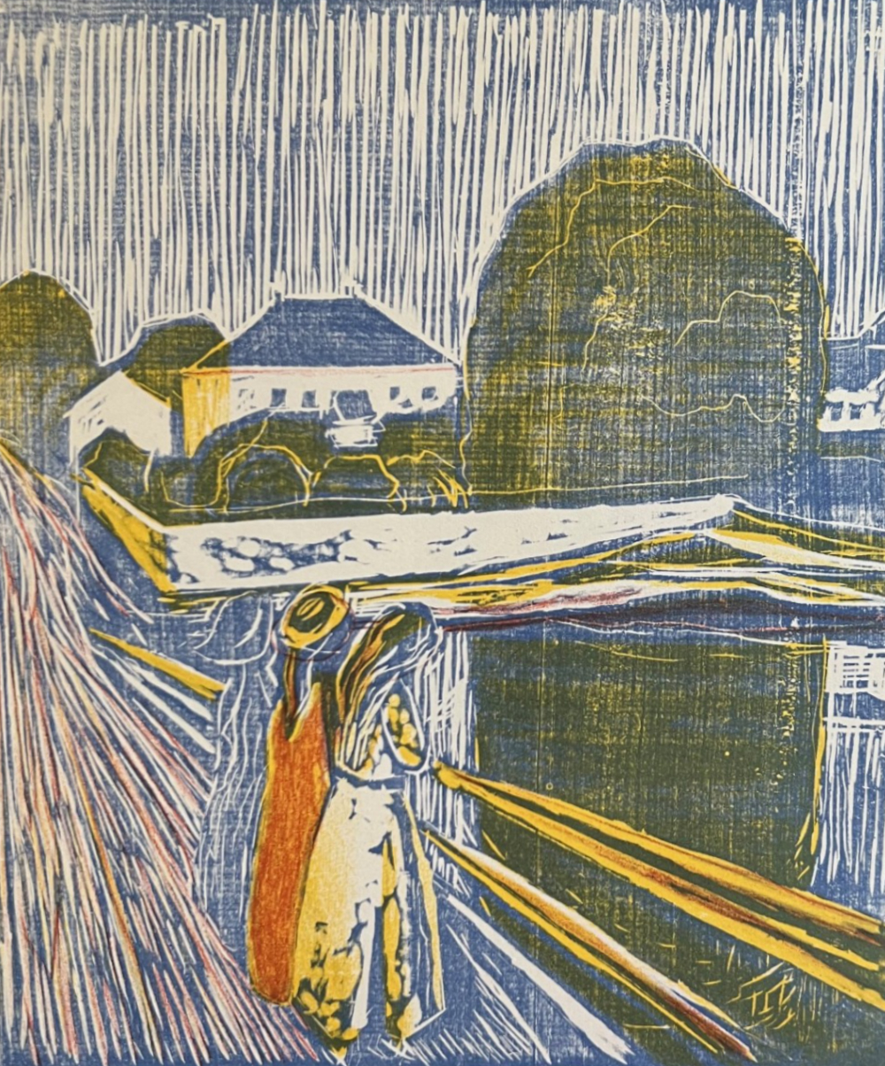 Edvard Munch, Girls On Bridge