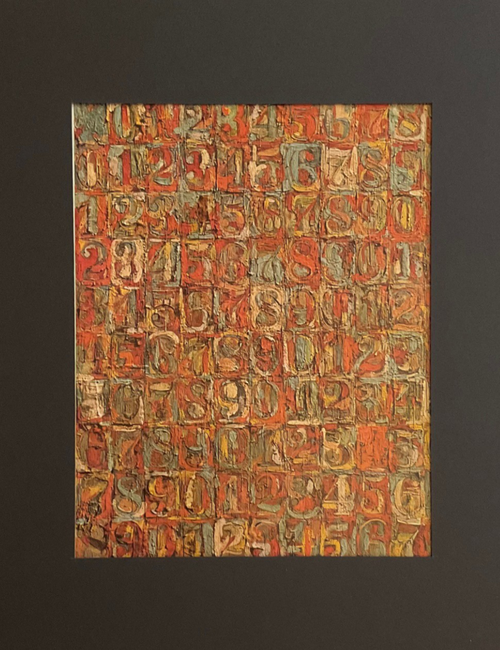 Jasper Johns, Numbers In Color