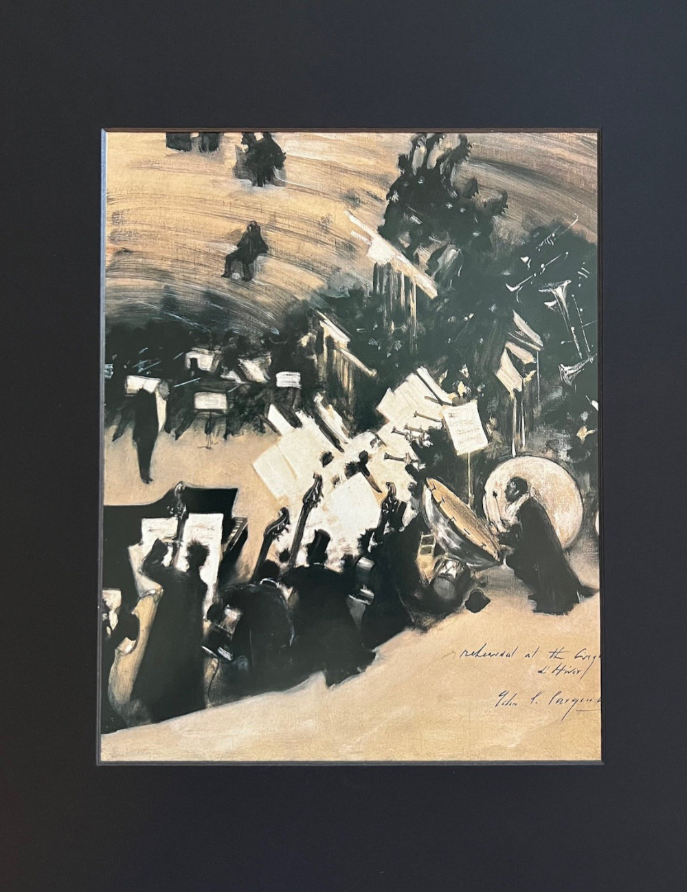 John Singer Sargent, Rehearsal Of The Pasdeloup Orchestra
