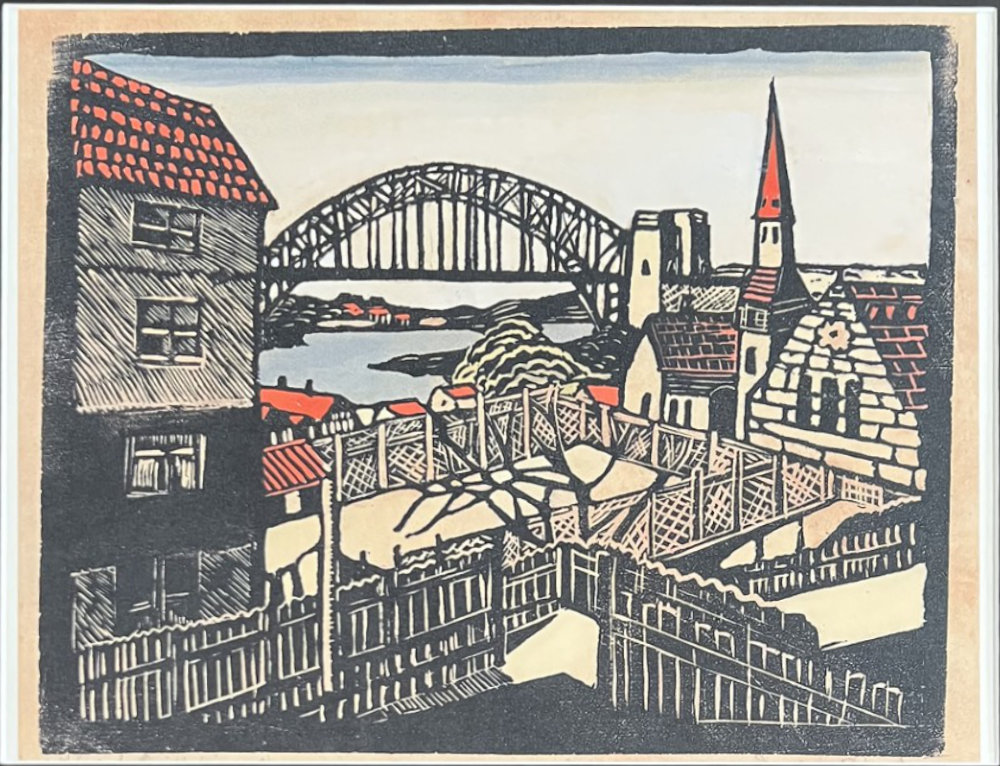Margaret Preston, Bridge From North Shore