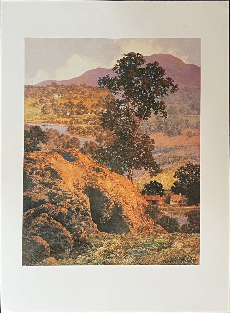 Maxfield Parrish, New Hampshire Landscape