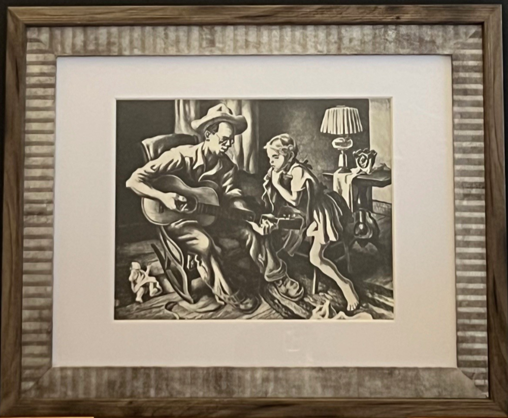 Thomas Hart Benton, The Music Lesson