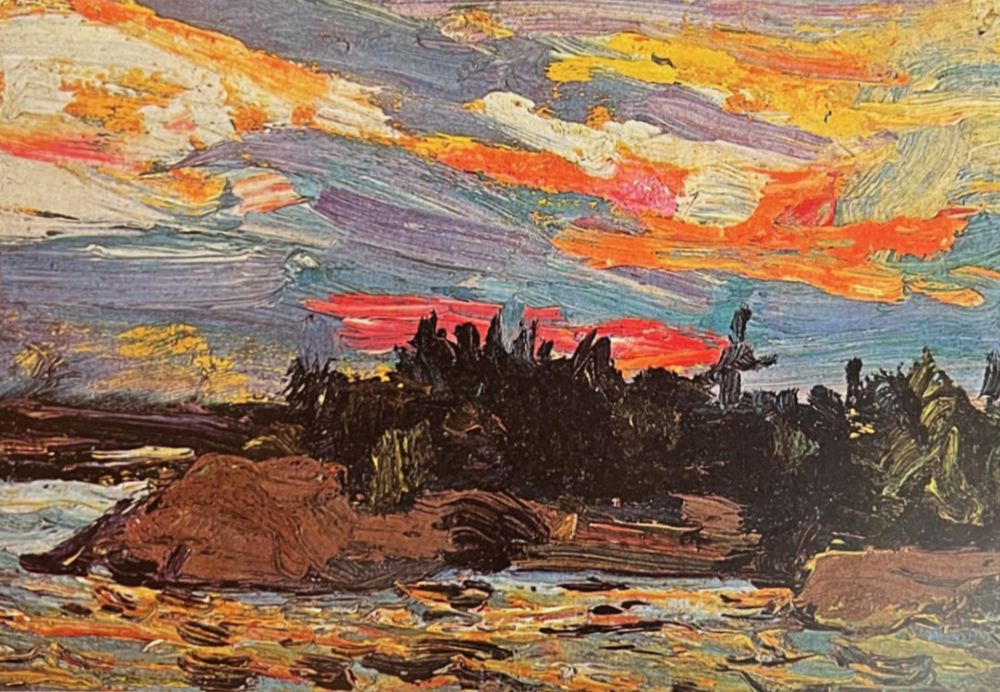 Tom Thomson, Sunset Canoe Lake