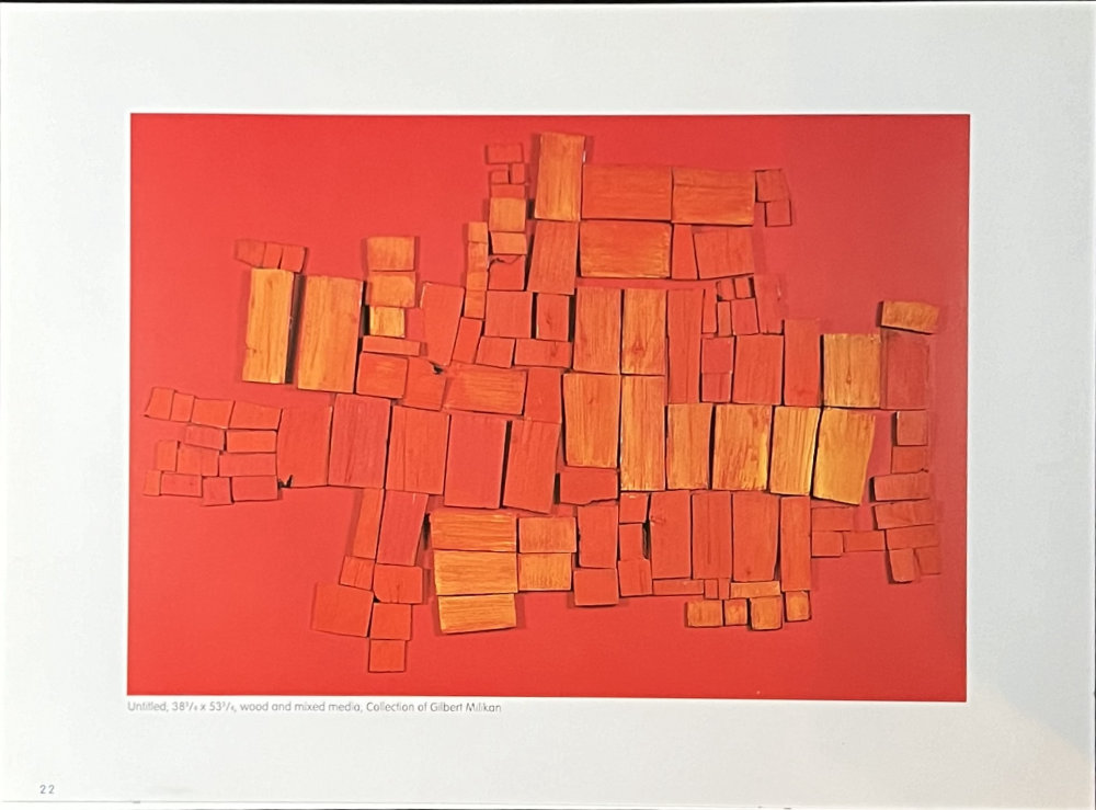 Walter Hook, Red Orange Abstract